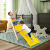 Patented 3-in-1 Wooden Climbing Triangle Set Triangle Climber with Ramp-Multicolor - Gallery View 1 of 10