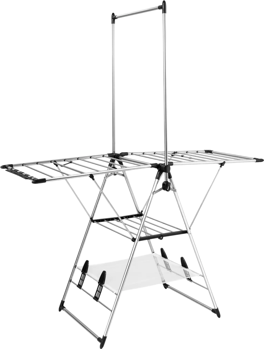 Clothes Drying Rack with 6-Level Adjustable Height