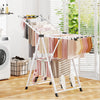 Clothes Drying Rack with Height Adjustable Wings-White - Gallery View 1 of 12