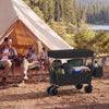 Collapsible Wagon with Removable Canopy and Detachable Storage Bag-Black - Gallery View 1 of 10
