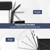 Adjustable handles of the collapsible wagon for customizable height and pushing habits, ideal for various outdoor.