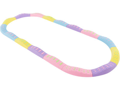 Costway Kids Wavy Balance Beam Textured Non-Slip Foot Pads 26357198 New