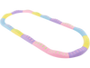 Colorful kids wavy balance beam with textured surface, featuring pink and purple blocks for imaginative play and.