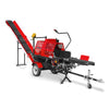 Firewood Log Splitter Processor with Conveyor,  20ton Splitting Force 24" x 15" Log Capacity,  18" Chainsaw,  HLS20
