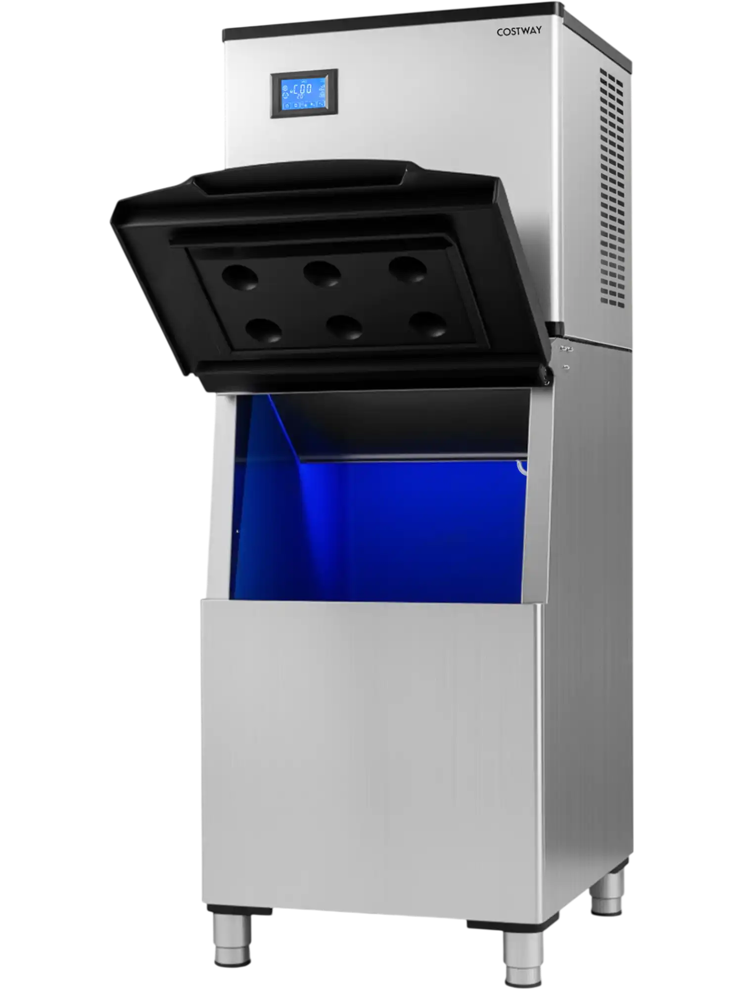 Costway Freestanding Commercial Ice Maker 450 lbs/24H 42969552 New
