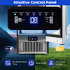 Intuitive control panel of the Commercial Ice Maker, featuring easy operation indicators and reservation timer for.