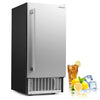 Commercial Under Counter Ice Maker 90 lbs/Day Built-in Freestanding Ice Making Machine - Gallery View 1 of 10