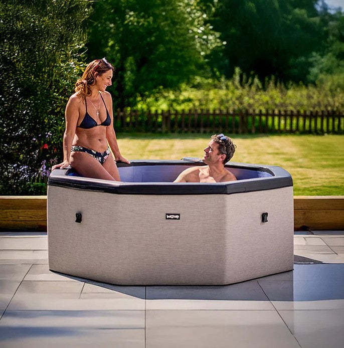 Wave Como Eco Foam Hot Tub 6-Person Octagonal Spa with Built-In Heater New