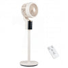 Compact Oscillating Standing Fan with 70° Oscillation and 90° Tilt for Home Office-White - Gallery View 1 of 10
