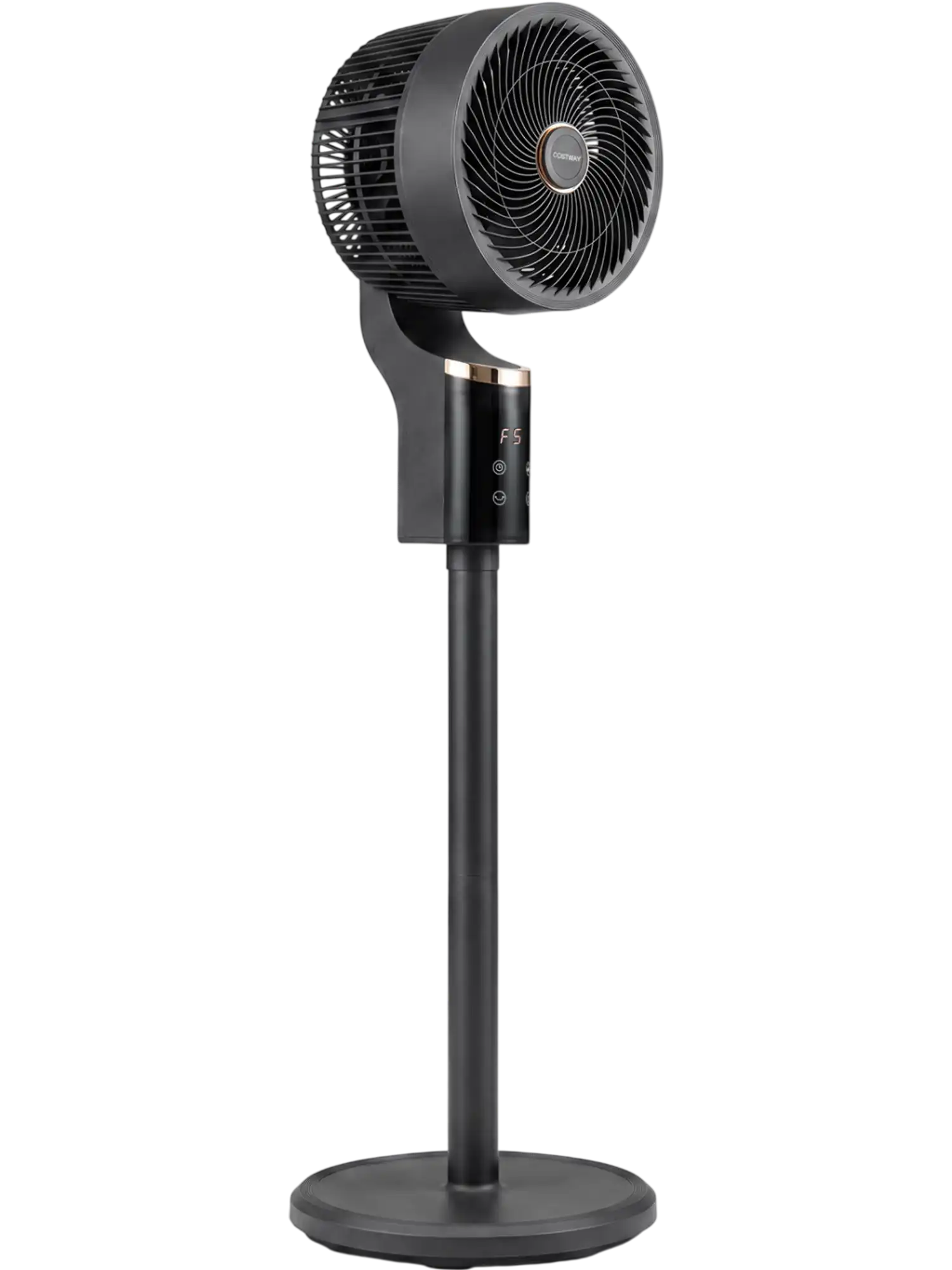 Costway Compact Oscillating Pedestal Fan 70° Oscillation 90° Tilt 84293245 New