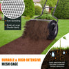 24” peat moss spreader with durable mesh cage for even spreading, featuring a U-shape handle for easy use.