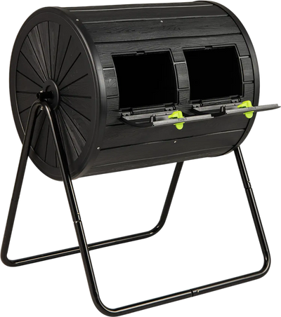 Costway 37.5 Gallon Outdoor Compost Tumbler Bin 88100015 New