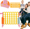 Colorful 4-in-a-Row Connect Game in pink with basketball hoop, perfect for indoor and outdoor family fun.