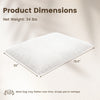 Convertible bean bag floor sofa in beige with a corduroy cover, measuring 55" x 76.5", ideal for gaming and relaxation.