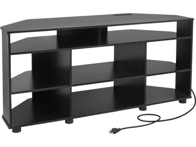 Costway Corner Entertainment Center TV Stand for TVs up to 55