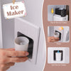 Interactive dark brown toy kitchen set featuring an ice maker, oven, and stove for imaginative play with light and.