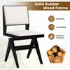 Swivel dining chair with black rubber wood frame and white faux sherpa upholstery, ideal for kitchen or living room use.