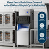 Cotlin T50A Commercial Cube Ice Maker 22" Air Cooled 450 lbs/Day with 350 lbs. Storage New