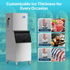 Cotlin T50A Commercial Cube Ice Maker 22" Air Cooled 450 lbs/Day with 350 lbs. Storage New