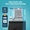 Cotlin T50A Commercial Cube Ice Maker 22" Air Cooled 450 lbs/Day with 350 lbs. Storage New