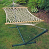 Algoma Cotton Rope Hammock 11' and Two Point Stand Combination New