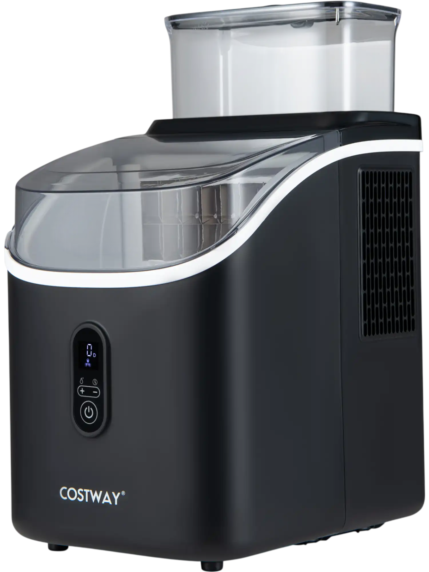 Costway Countertop Ice Maker External Tank Self-Cleaning 13 Thickness Levels 42219575 New