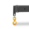 Adjustable Skid Steer Crane Jib Attachment, Manual Telescopic Manual Telescoping 6 FT - 10 FT, 5000 lbs Max Capacity, SSCJ50
