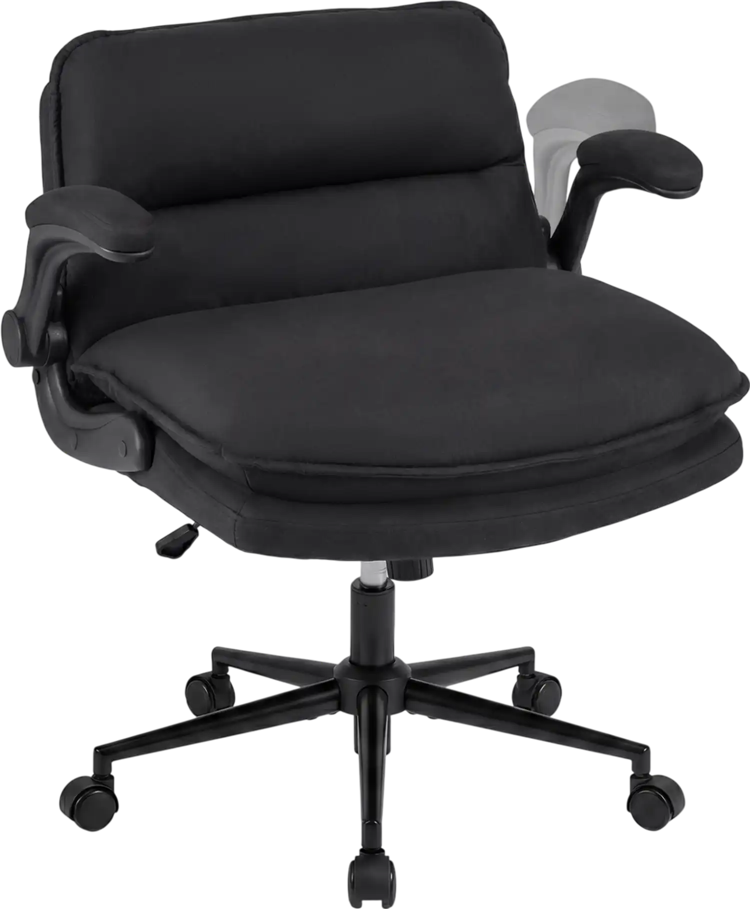 Costway Criss Cross Office Chair on Wheels Flip-Up Arms Adjustable Height 67900994 New