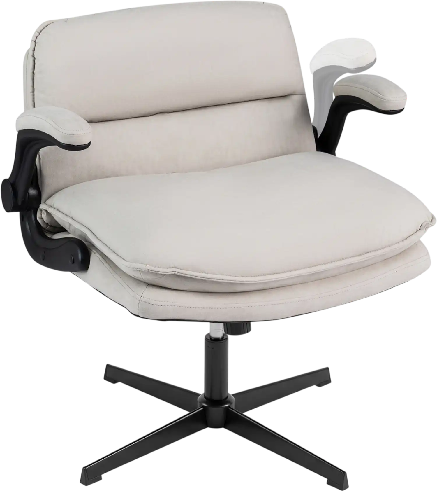 Costway Ergonomic Office Desk Chair Criss Cross Flip-up Arms Adjustable Height 53534721 New