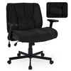 Criss Cross Home Office Chair with Airbag Lumbar Support-Black - Gallery View 1 of 1