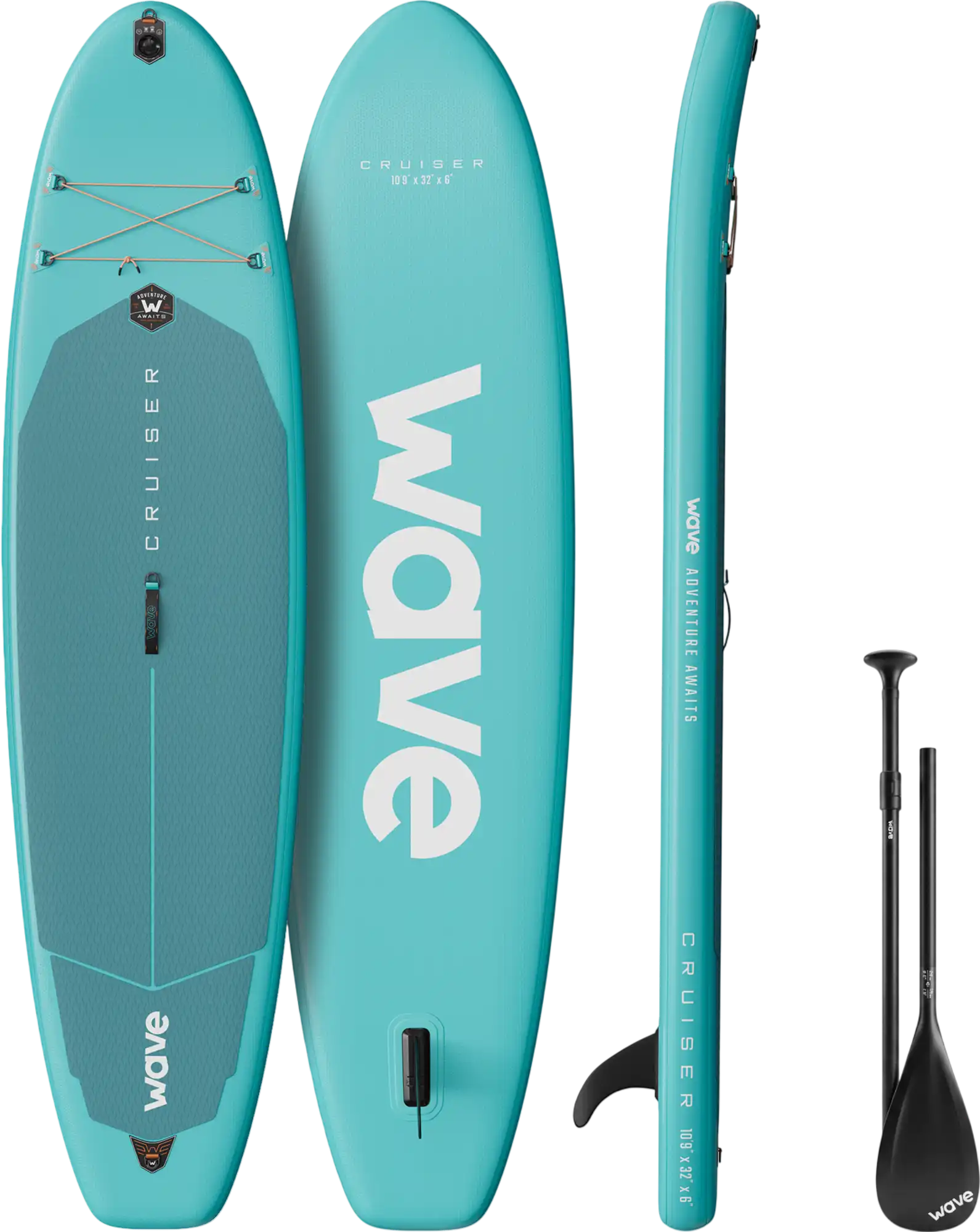Wave Cruiser 3.0 Inflatable Paddle Board SUP 10'9