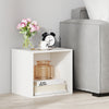 Cube Storage Organizer Stackable Open Book Shelf Wooden Display Shelving Unit-White - Gallery View 1 of 9
