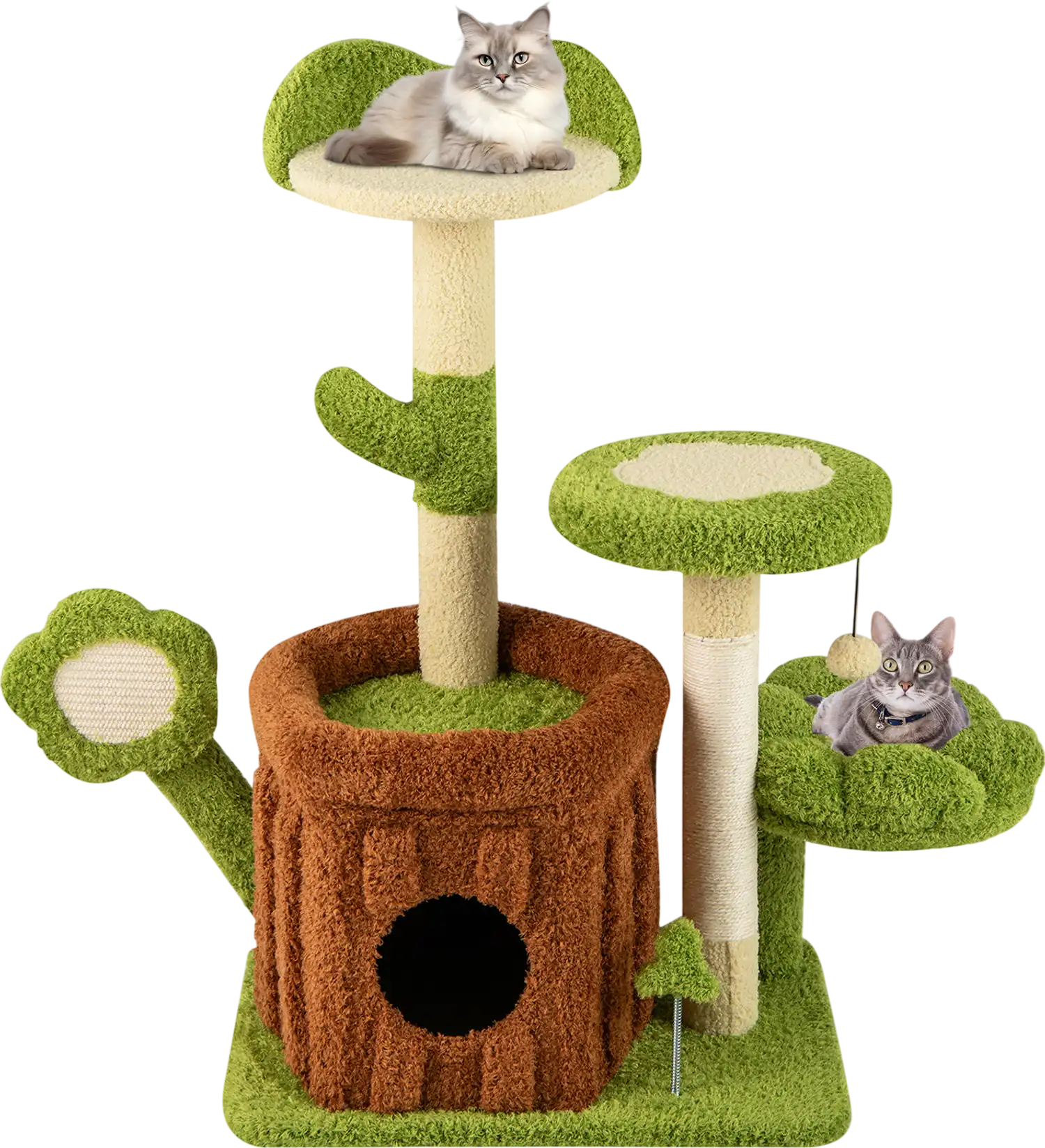 Costway Cute Indoor Cat Tree Pet Jungle Activity Center 48596136 New