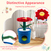 Cute cat tree with a flower perch, soft fiberfill, and planter-shaped condo for indoor cats' comfort and fun.