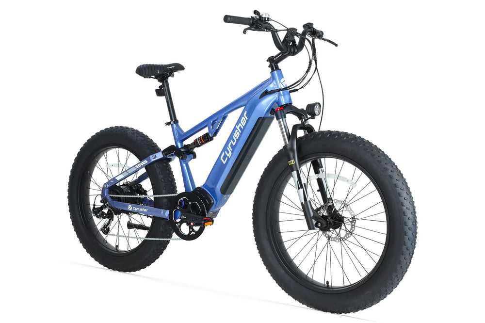 Cyrusher Rover Electric Bike Full Suspension 28 MPH 62 Mile Range 750W New