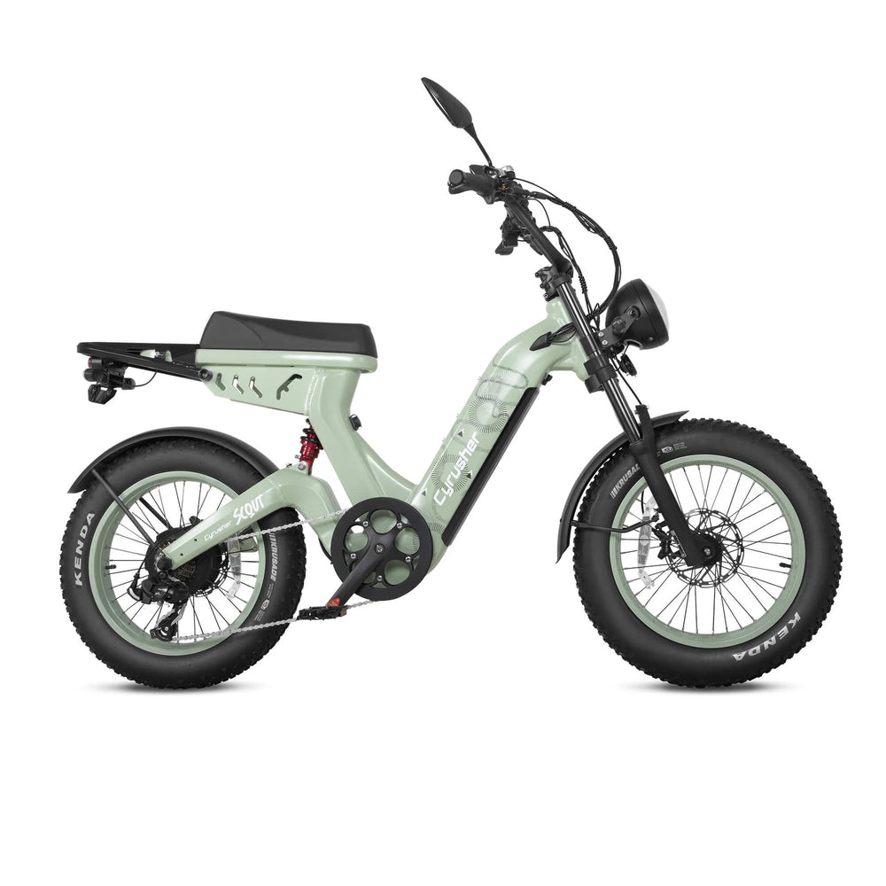 Cyrusher Scout Electric Bike Moped Style Step-Through 28 MPH 56 Mile Range 1000W New