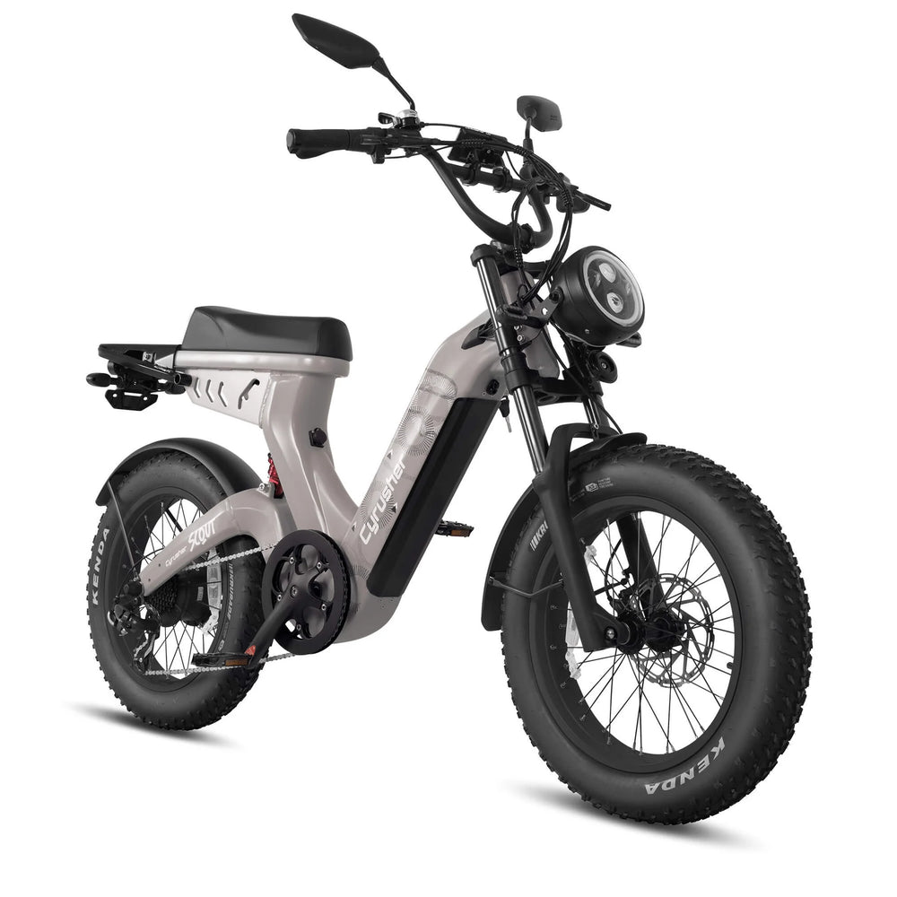 Cyrusher Scout Electric Bike Moped Style Step-Through 28 MPH 56 Mile Range 1000W New