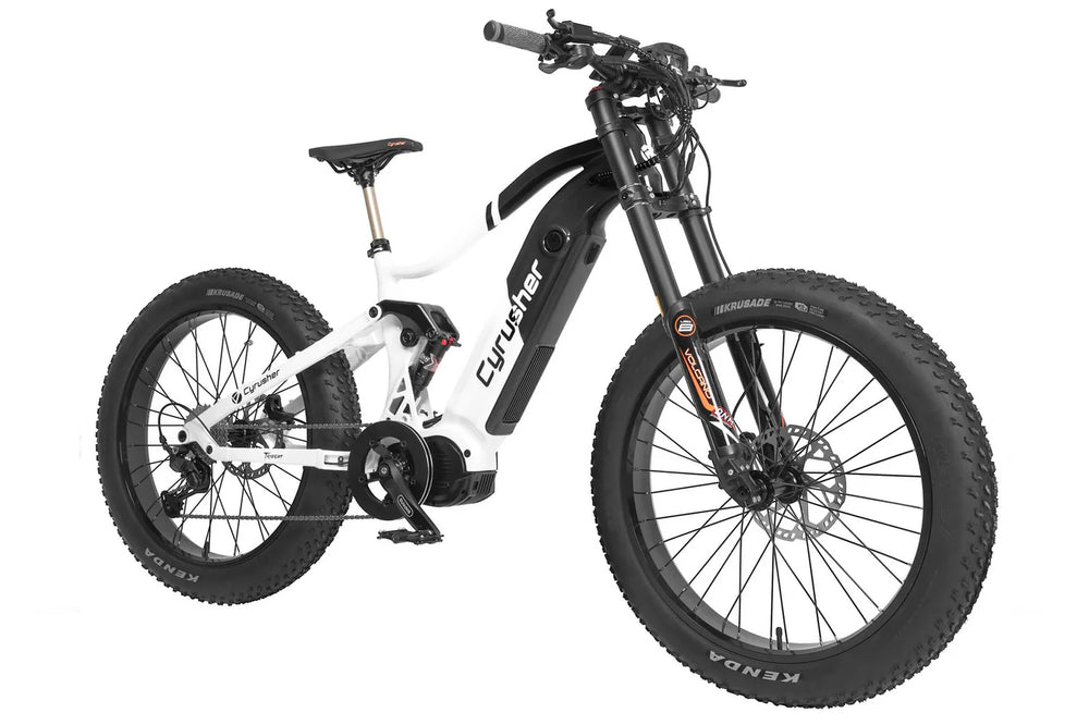 Cyrusher Trident Electric Bike Mid-Drive 28 MPH 75 Mile Range 1000W New