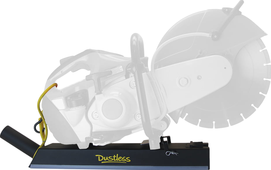 Dustless DustBuddie Shroud for Flatwork & Universal Mounting Kit for Concrete Saw New