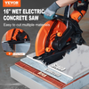 Vevor Electric Concrete Saw 16" Circular Wet Disk 6" Adjustable Cutting Depth 3200W 15A Motor New