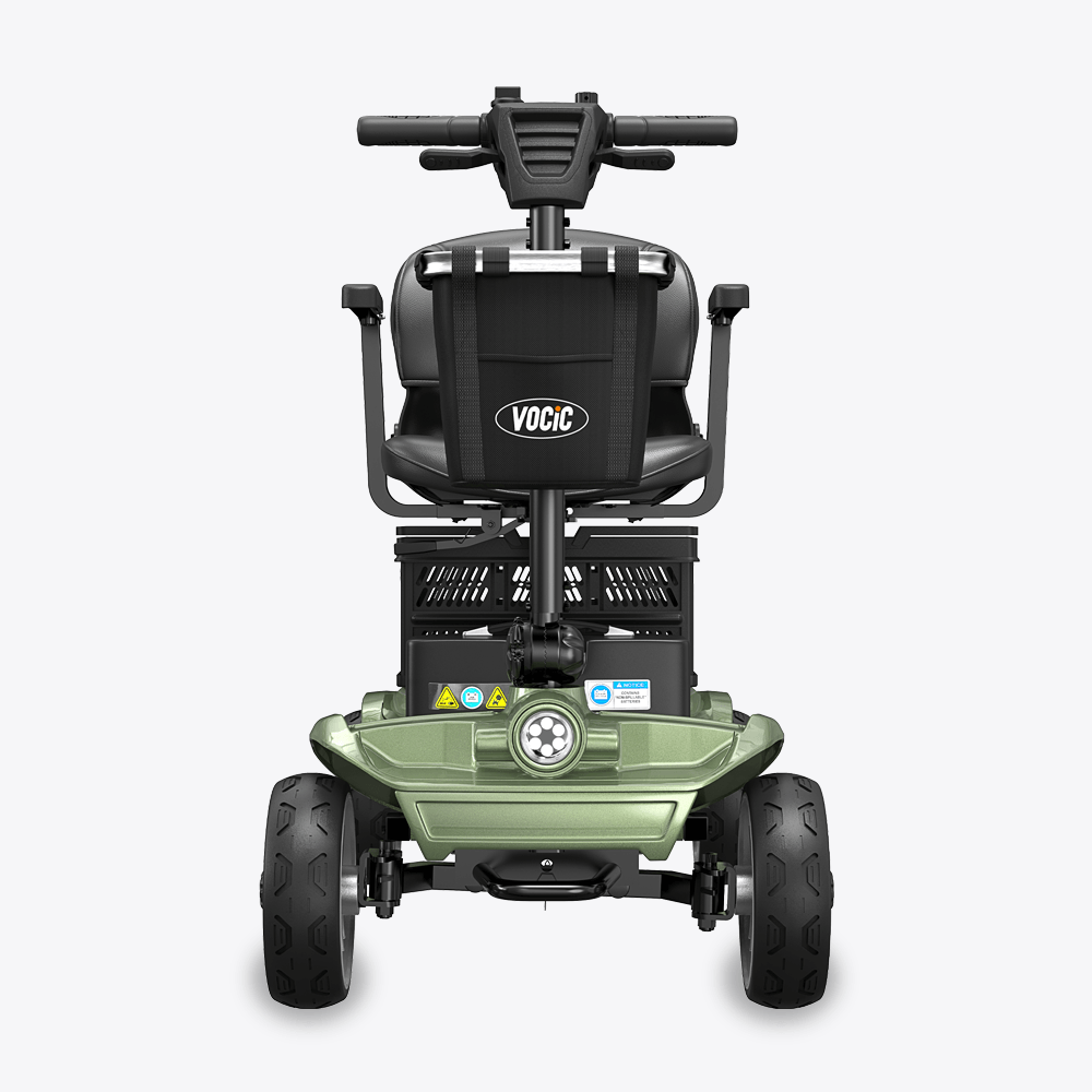 VOCIC D35 Folding Electric Mobility Scooter with Shopping Cart