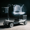 VOCIC D35 Folding Electric Mobility Scooter with Shopping Cart