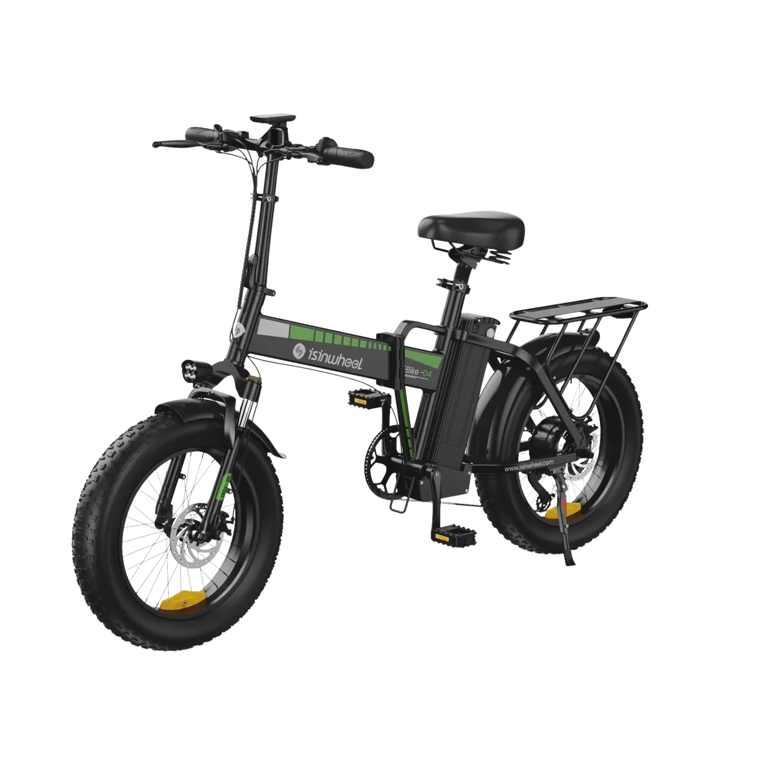isinwheel D4 Fat Tire Folding Electric Bicycle 7 Speed 20