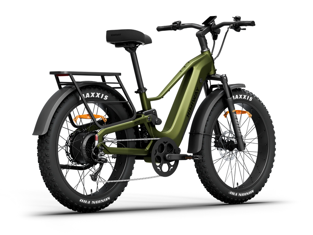 Himiway D5 2.0 Electric Bike 70 Mile Range 28 MPH Step Over 48V 750W New
