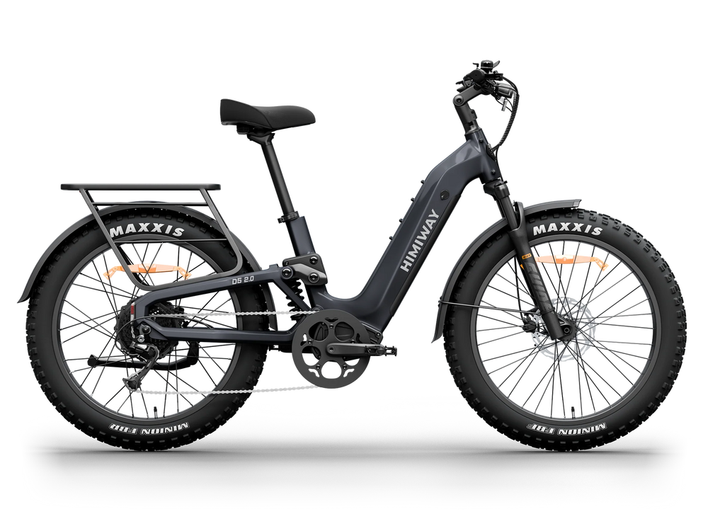 Himiway D5 2.0 Electric Bike 70 Mile Range 28 MPH Step Thru 48V 750W New