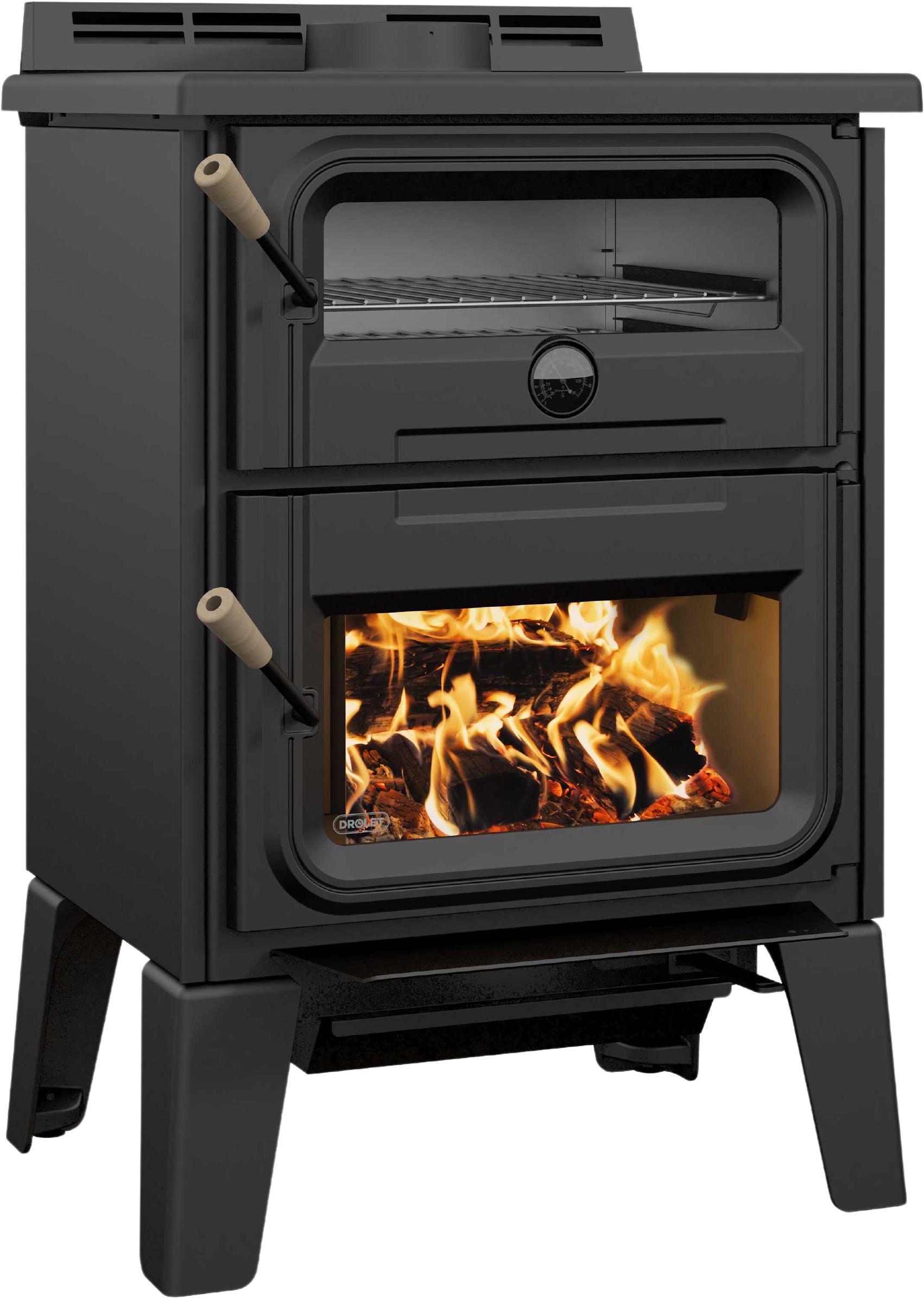 Drolet Bistro DB04815 Wood Burning Cook Stove 2,100 Sq. Ft. New