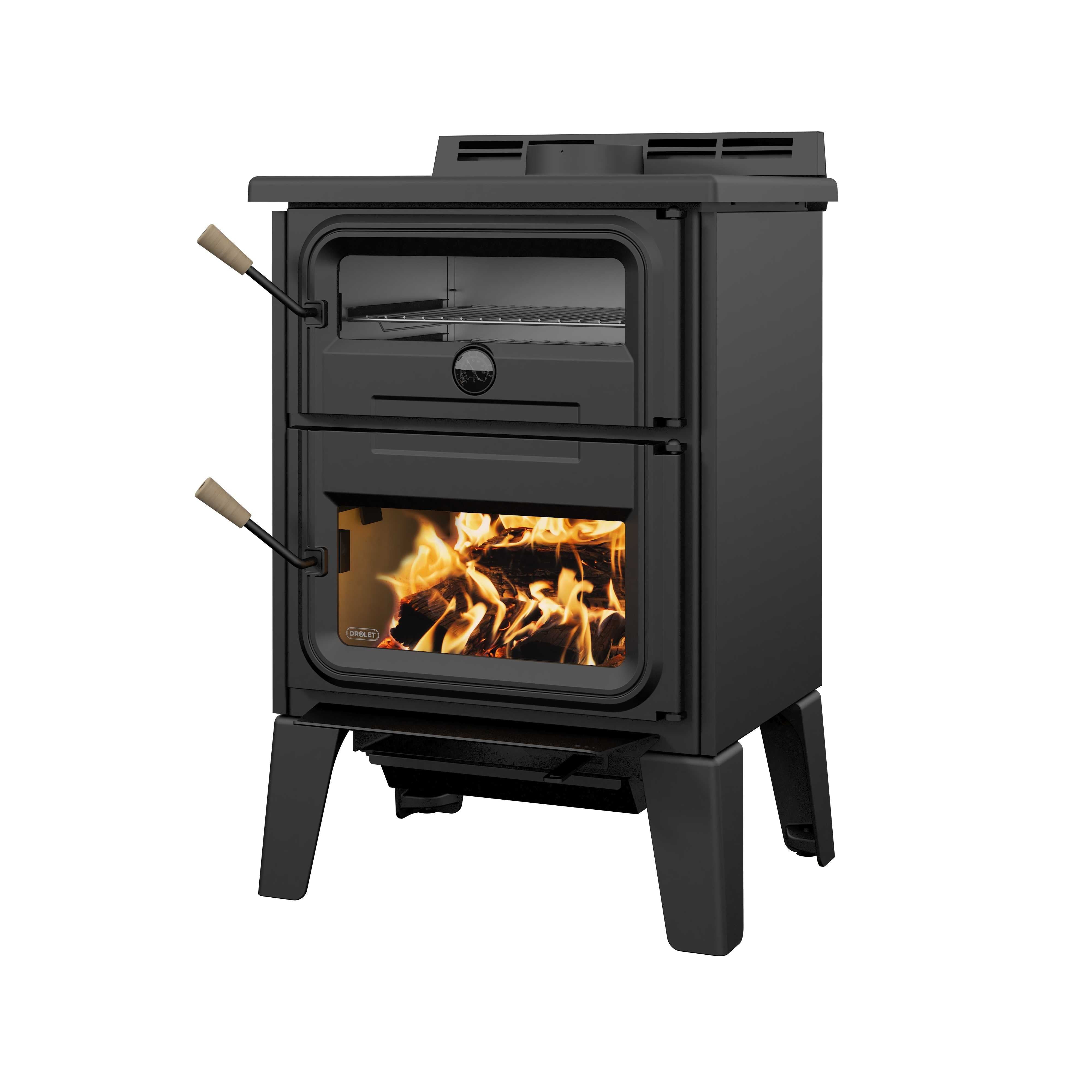 Drolet Bistro DB04815 Wood Burning Cook Stove 2,100 Sq. Ft