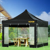 Vevor Pop Up Canopy Tent 10' x 10' Waterproof with Removable Sidewalls UV-Resistant Outdoor New