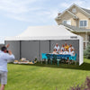 Vevor Pop-Up Canopy Gazebo Tent 10' x 20' Removable Sidewall with Bag UV Resistant Waterproof White New