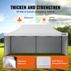 Vevor Pop-Up Canopy Gazebo Tent 10' x 20' Removable Sidewall with Bag UV Resistant Waterproof White New